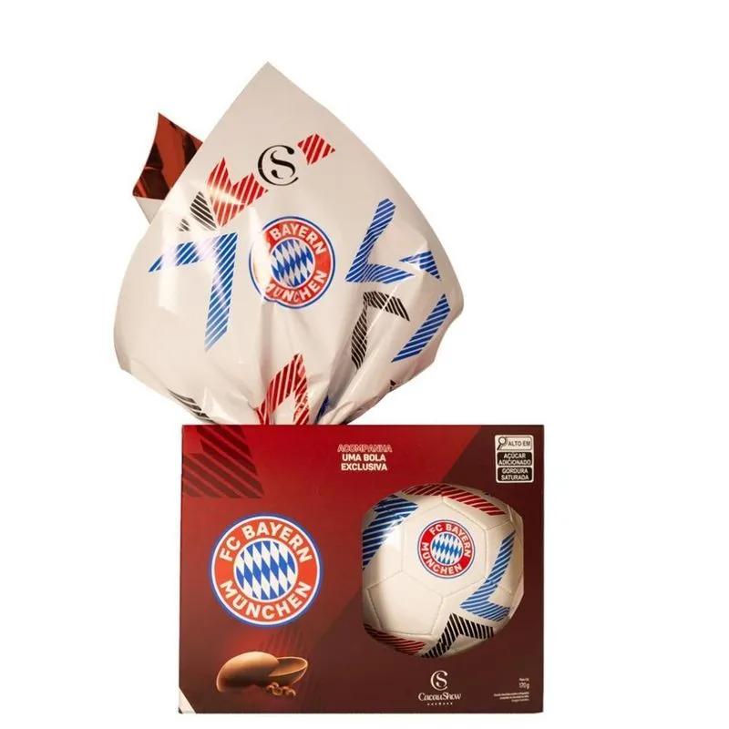 Ovo Páscoa Chocoesportes Mini Bola Bayern 170g Cacau Show