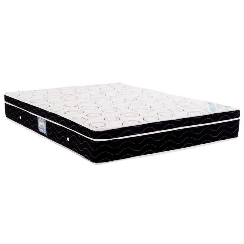 Colchão Queen Ortobom Light, Branco e Preto, 1041600391, Molas Ensacadas