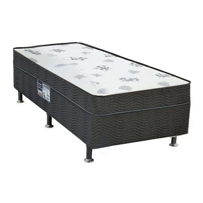 Cama Box Conjugado Solteiro: Colchão Molas Nanolastic Union (88x188x43) - Ortobom