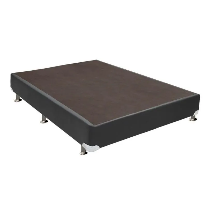 Cama Box Base Casal Americana Courano Gray (138x188x23) - Ortobom