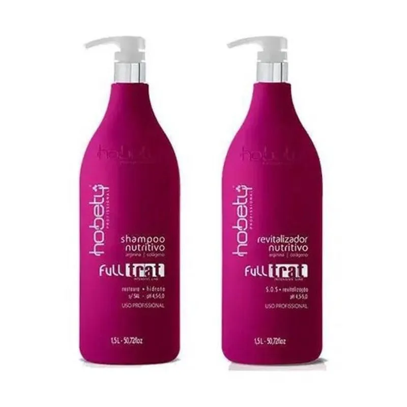 Hobety Full Trat Shampoo E Revitalizador Nutritivo 1,5L