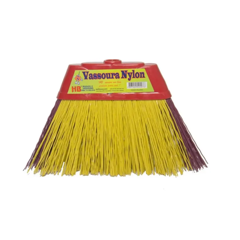 VASSOURA DE NYLON - SEM CABO - HB - 1 UNIDADE - Vila Clean | Loja de Produtos de Limpeza