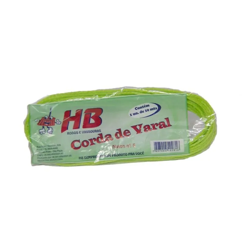 Varal De Nylon Cordinha Tradicional 10 Metros 10 Unidades