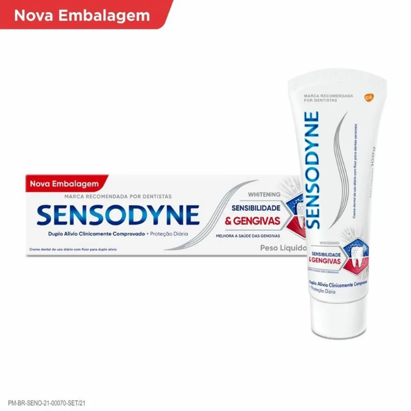 Creme Dental Sensodyne Sensibilidade e Gengivas 100g CR DENT SENSODYNE 10