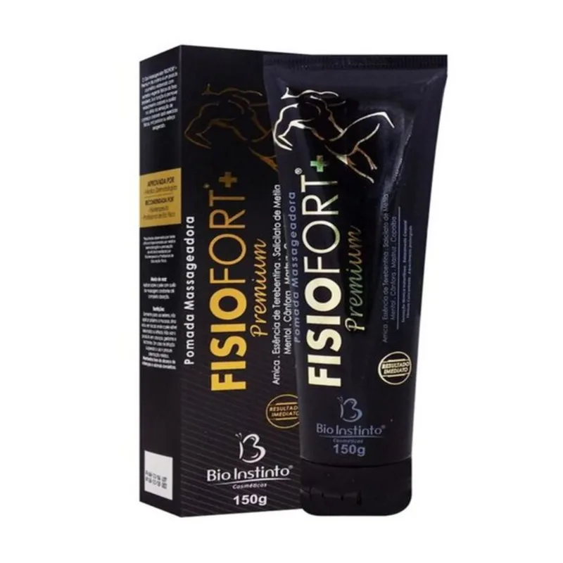 Pomada Desodorante Massageadora Fisiofort+ Premium Bio Instinto 150g POMADA FISIOFORT PREMIUM 150G