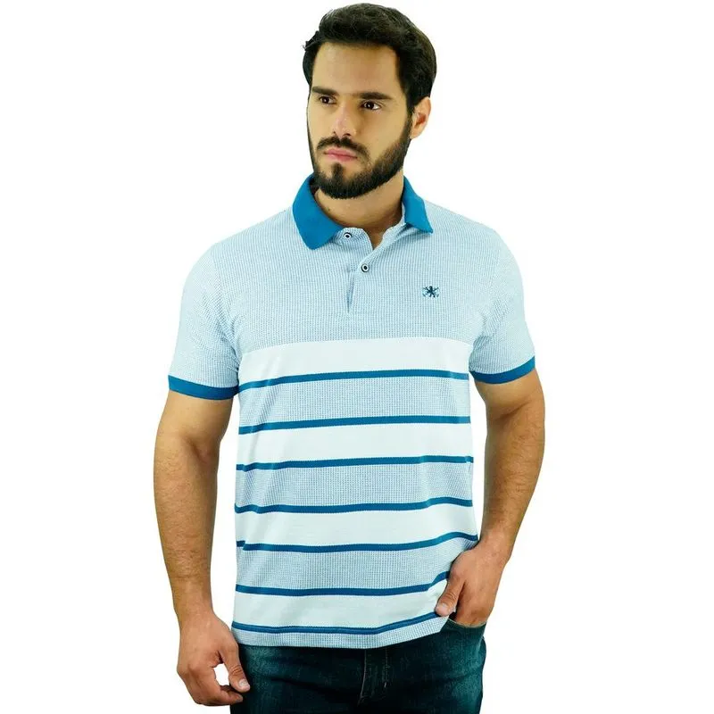 Polo Listrada Jacquard