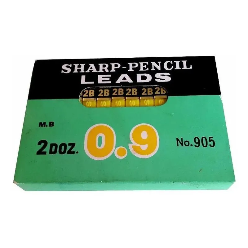Antigo Grafite Fabricado No Japão Sharp 0.9 2b Tipo Pentel