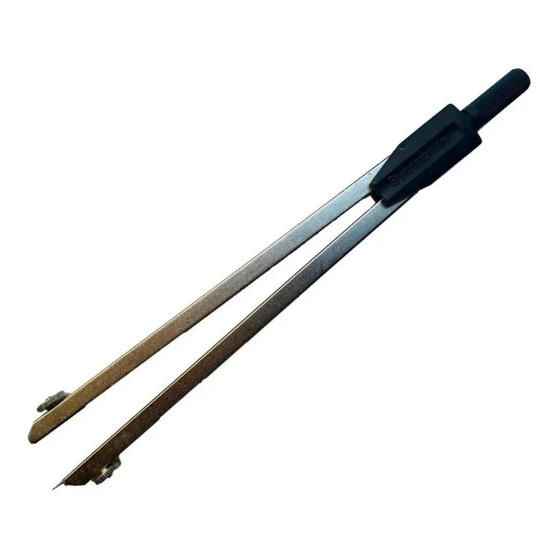 Compasso Técnico Staedtler 14cm Duas Pontas Seca Reguláveis