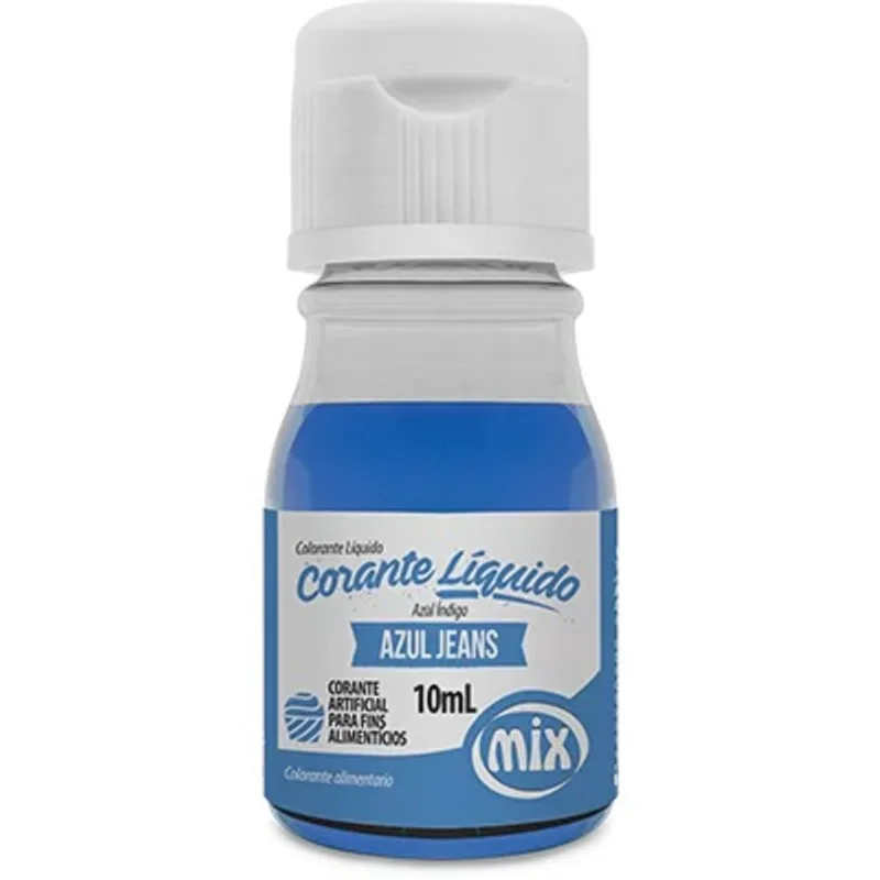 Corante Liquido Azul Jeans 10ml Mix