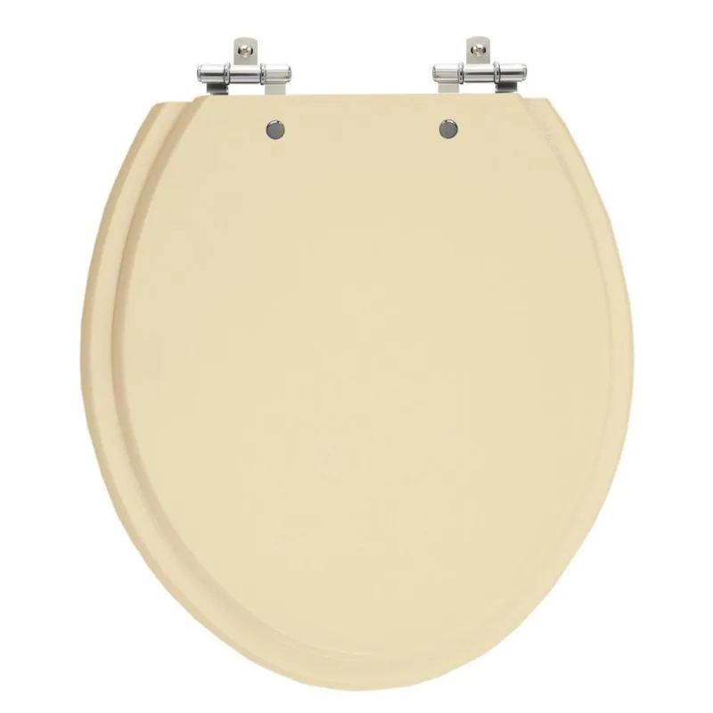 Assento Laqueado Oval Salmão Tampa Para Vaso Universal Mdf