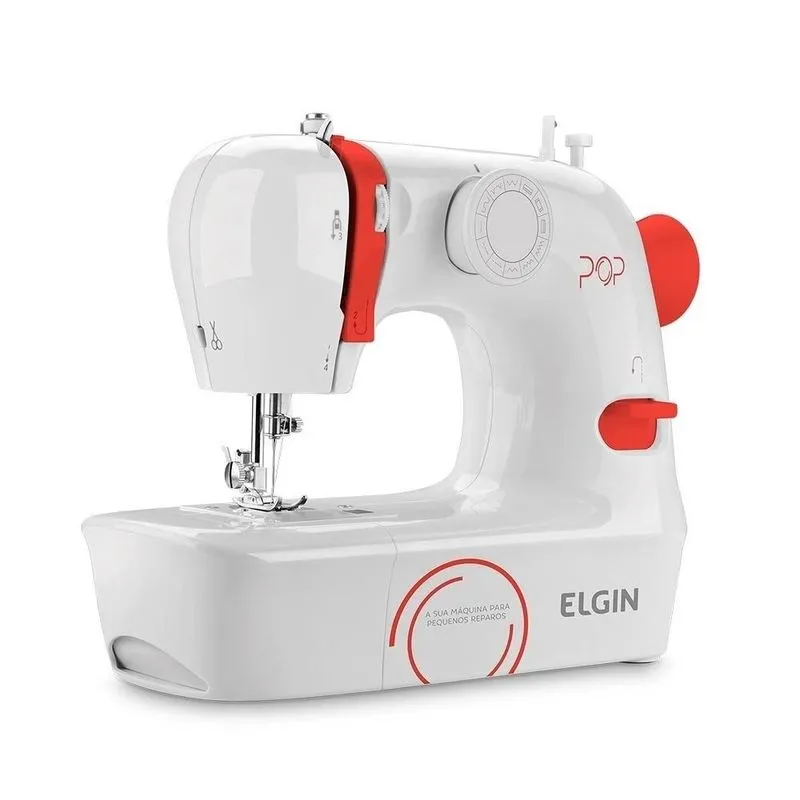 Máquina de Costura Portátil Elgin Bl1009 Pop 9 Pontos Bivolt