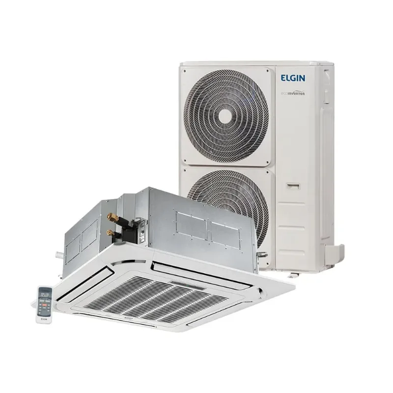 Ar Condicionado Split Cassete Inverter Elgin 48000 BTU/h Frio Monofásico 45KVFI48B2NB – 220 Volts - Elgin