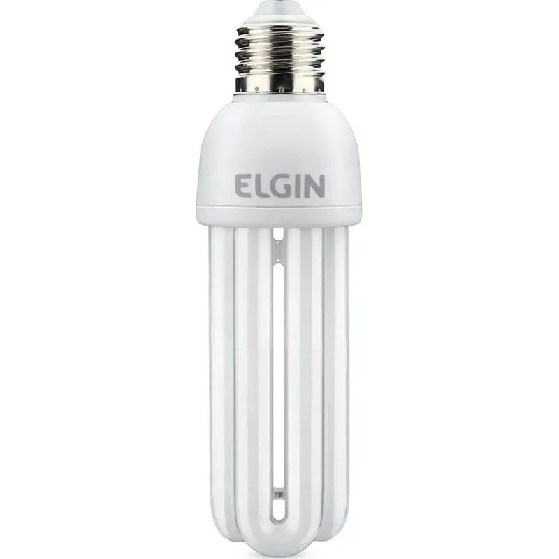 Lâmpada Elgin Fluorescente Compacta Eletrônica 3U 20W 6500K 220V