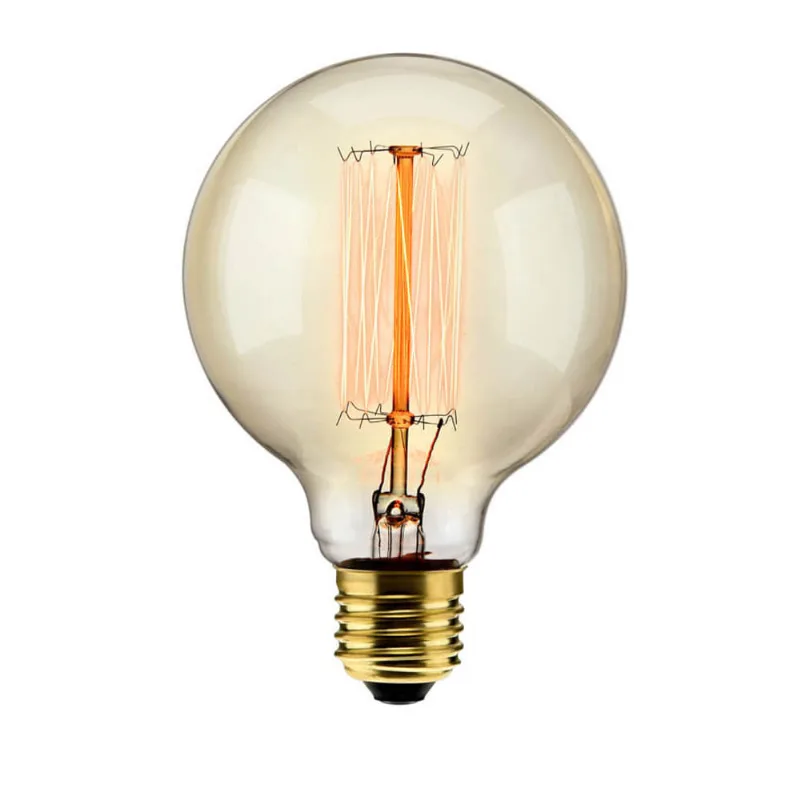 Lâmpada de Filamento de Carbono G95 - 40W 2.000K 220V