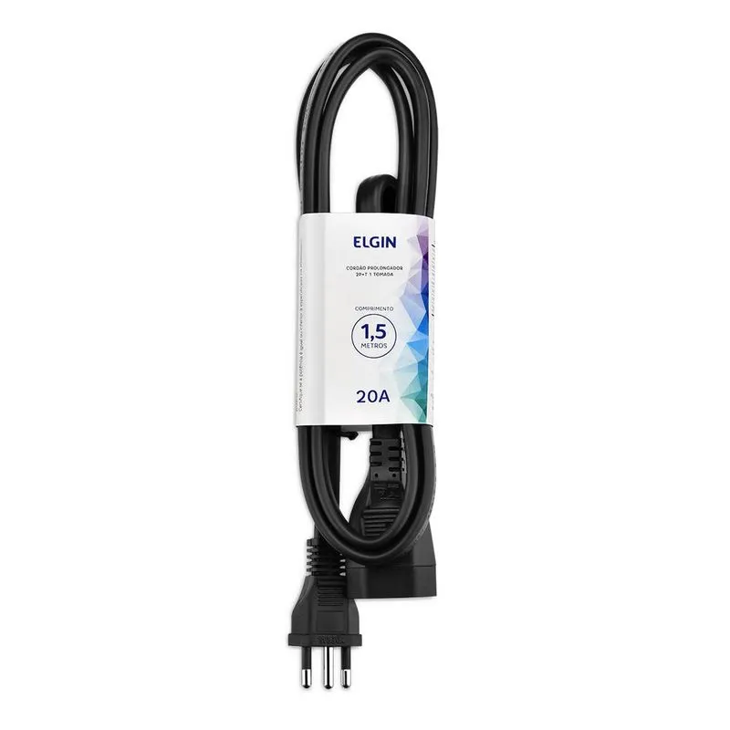 Extensão Elétrica 1 Tomada De 3 Pinos - 1,5m E 20 A