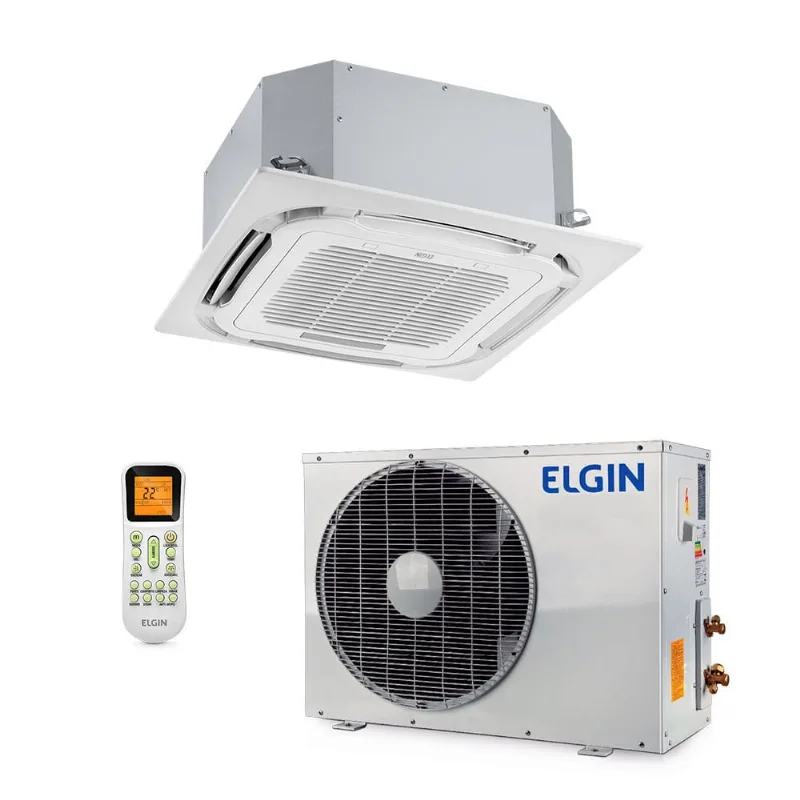 Ar-Condicionado Split Cassete 4 Vias Plus Elgin 24.000 BTUs Só Frio 220V Monofásico - Elgin