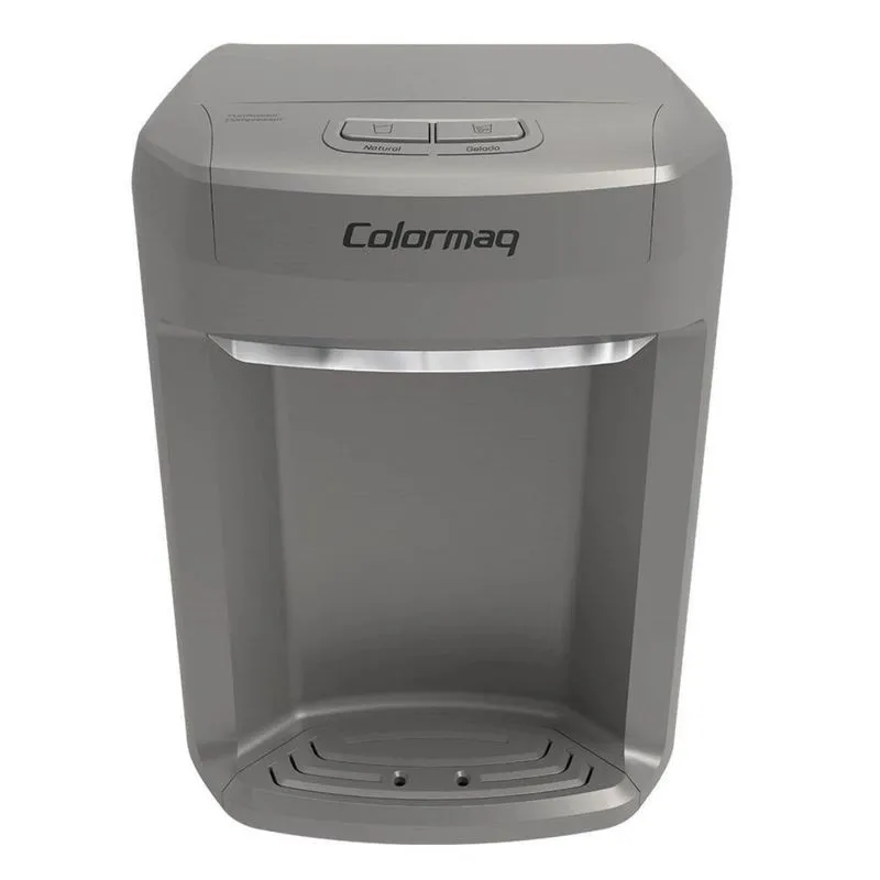 Purificador de Água Compressor Colormaq 8 Temperaturas Gelada e Natural Prata 127V