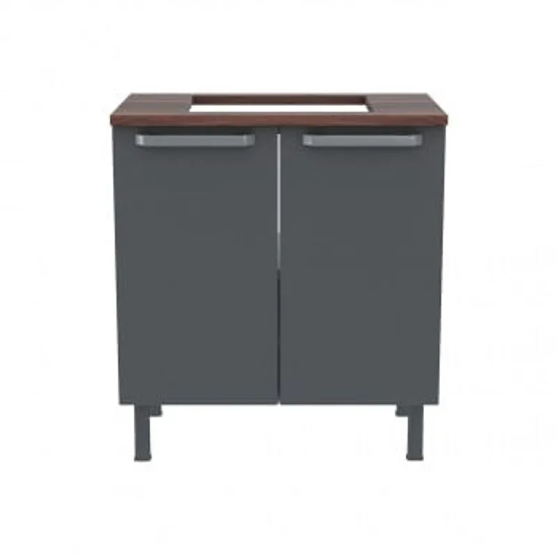 Balcão para Cooktop 4 Bocas Colormaq Verona Tampo MDP Balcão Cooktop 4 Bocas Tampo MDP Verona Colormaq
