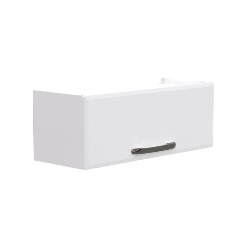 Armário Aéreo Basculante 1 Porta Aço Colormaq Titanium Branco