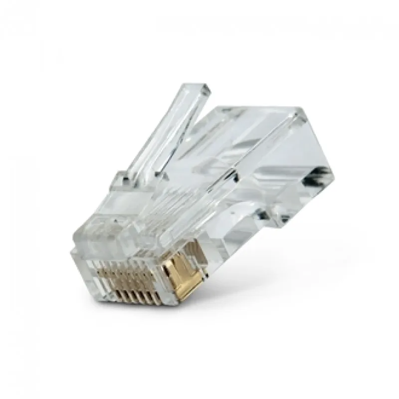 Pct 10 Conector Modular Rj45 CAT6 Para Cabo De Rede 8 Vias
