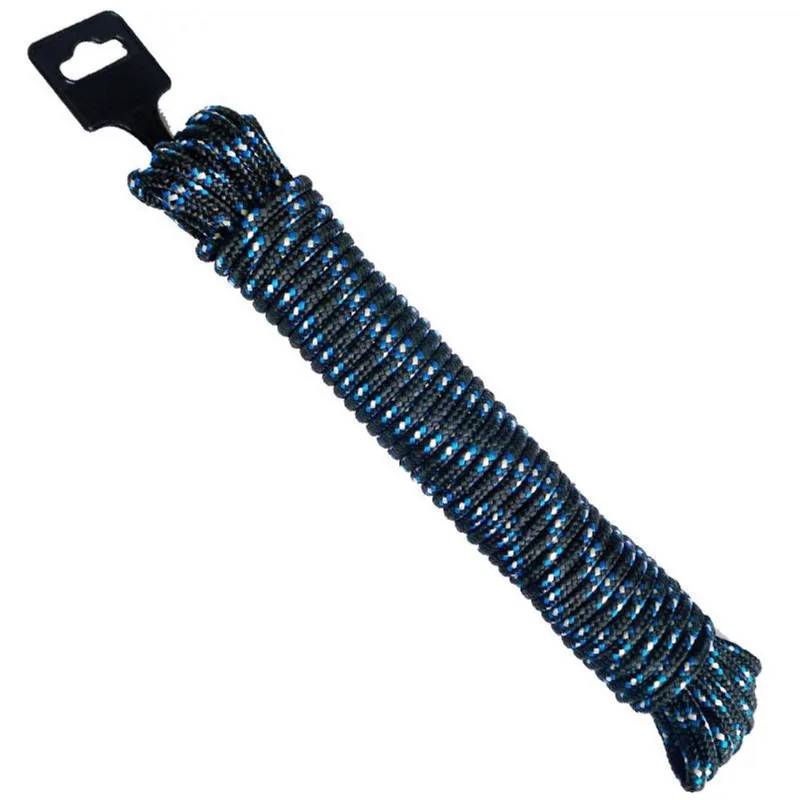 Corda de Seda Poliéster Trançada 6 mm x 15 Metros - Várias Cores - arteplas