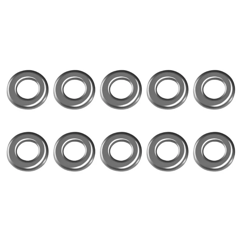 Kit 10 Arruela Aço Parafuso De Afinação Bateria Metal Ta752