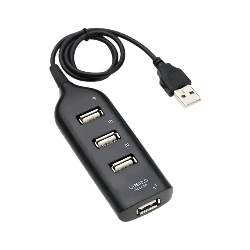 Hub USB 4 Portas 2.0 Carregador Alta Velocidade PC Notebook - Clicell | Acessórios e Eletrônicos para Celular, Informática e Áudio