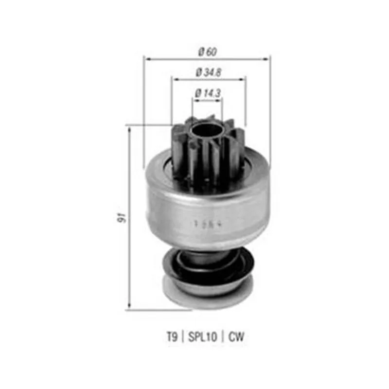 1364 IMPULSOR DE PARTIDA CARGO C1215 C1216 C1217 C1415 C1416 C1417 C1421 C1617 C1621