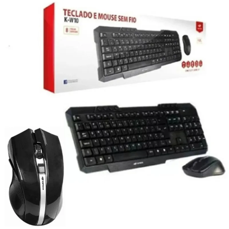 Kit Teclado E Mouse K-w40bk: Eficiência Energética