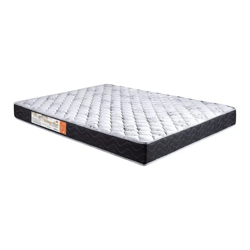 Colchão Casal Espuma D33 Bordado Prime Plus 128cmx188cmx17cm Quality-Flex Cinza/Preto