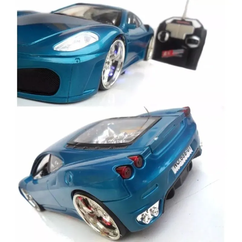 Ferrari F430 Perfect Carro Carrinho Controle Remoto Azul