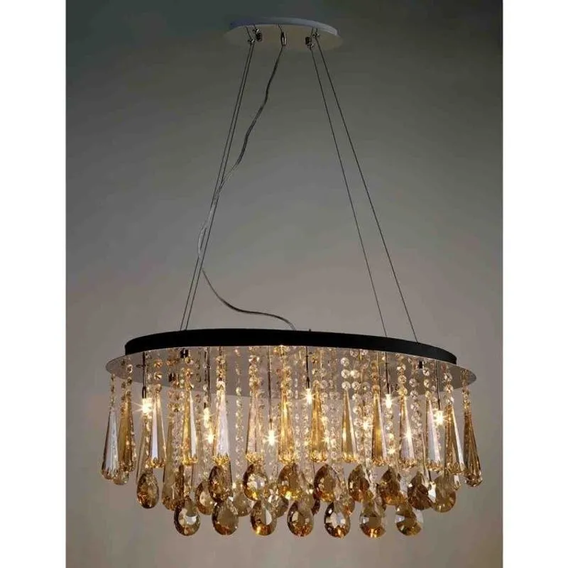 Lustre de Cristal Linear ADN Elisabeth - 66cm x 28cm x 1,20m Mel
