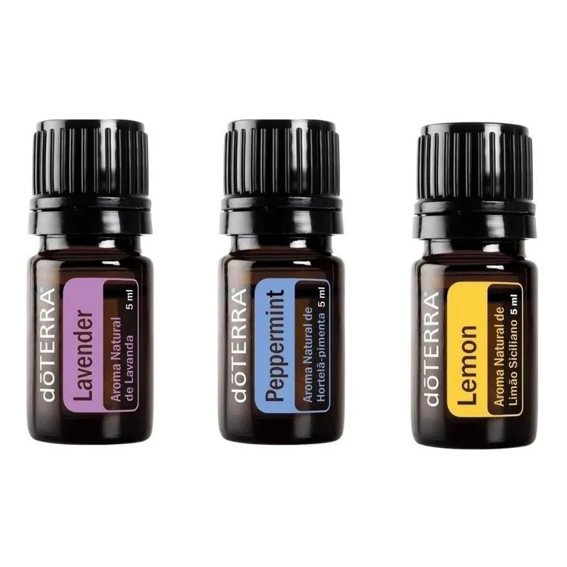 Kit Apresentação Doterra 3 Frascos De 5ml