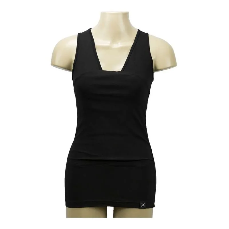 Camiseta Canguru Regata Feminina Preta Penka Tamanho M