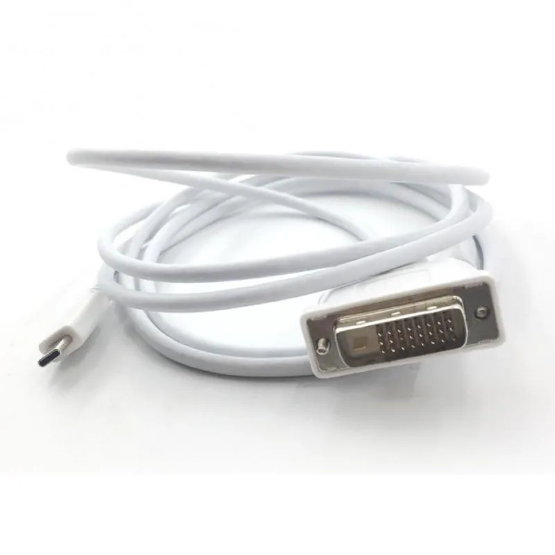 Cabo USB 3.1 Tipo C x DVI 24+1 de 2 Metros