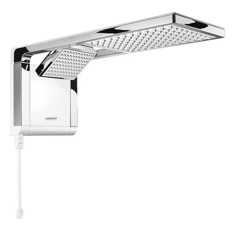 Chuveiro Lorenzetti Acqua Duo Branco Com Cromado 127v 5500w