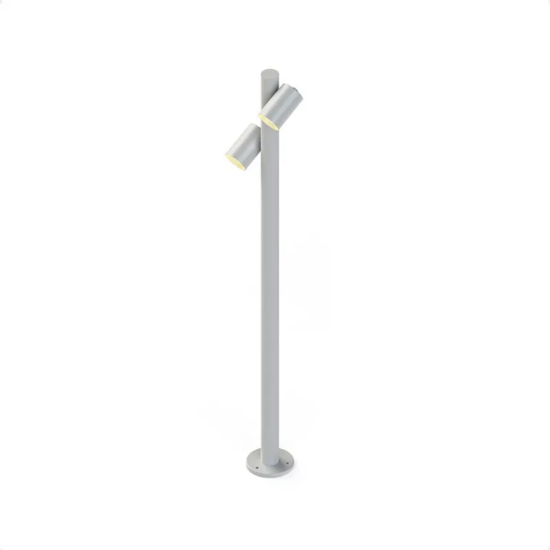 Luminária Poste De Jardim Taschibra Wabi 100 Mr16 Branco