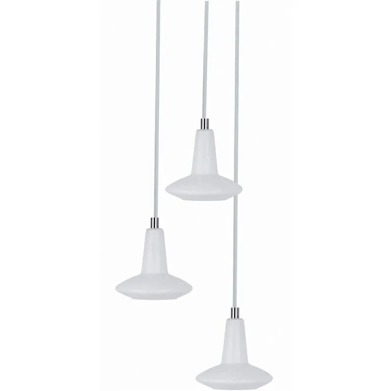 Lustre Taschibra Design TD 351/3 - 3 Lâmpadas Branco