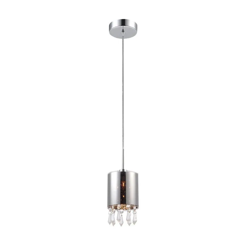 Pendente Redondo 10cm de Vidro Fumê Taschibra Lille