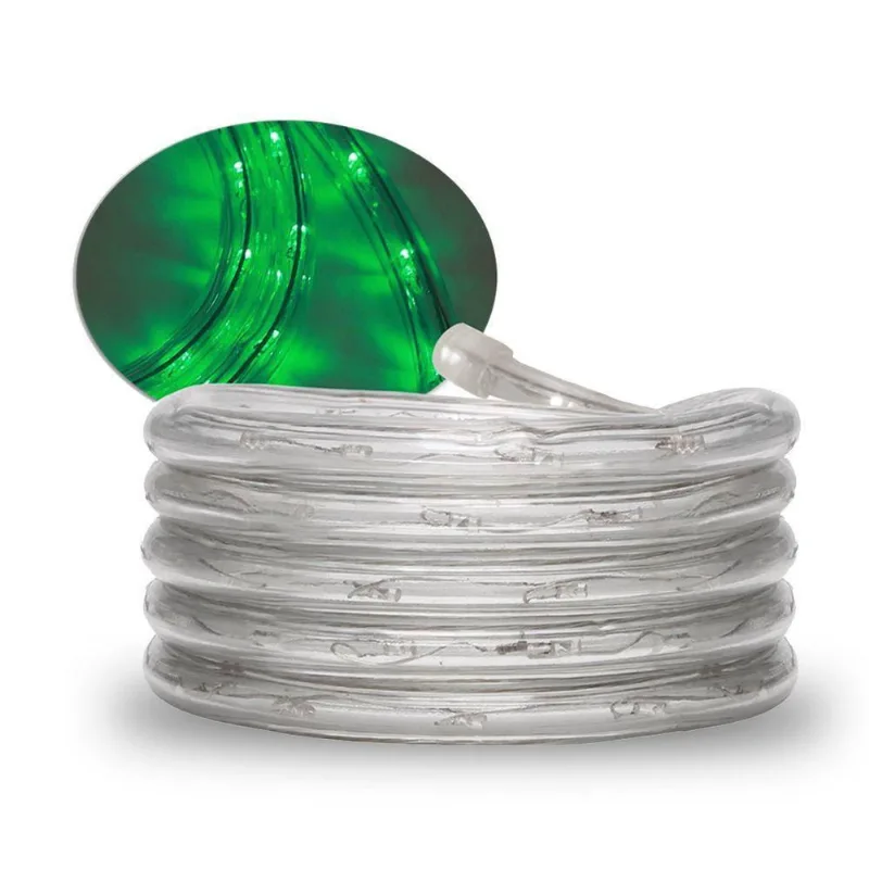 Corda Luminosa Led Taschibra 30 Leds 110v Alta Proteção Cores Valor Do Metro Verde - TASCHIBRA