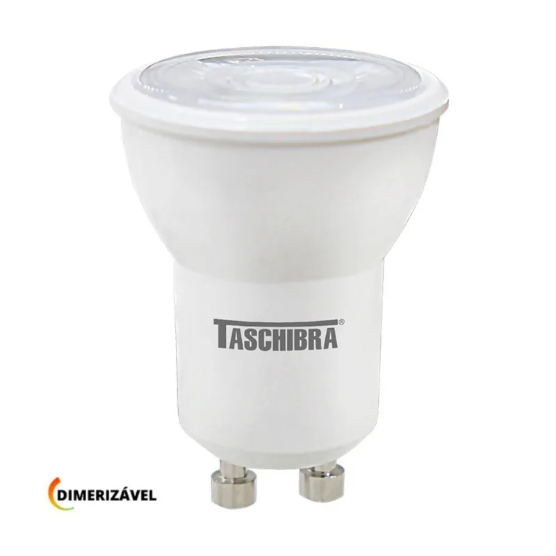 Lâmpada Led Mini Dicroica Mr11 Tdl 3,5w Dimerizável Taschibra 4000k Luz Neutra - TASCHIBRA