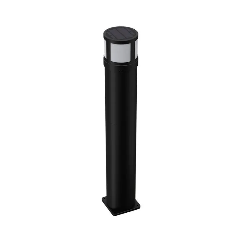 Poste / Balizador De Jardim Taschibra Circolare Led Solar 65cm 3w 3,7v Preto 15100118