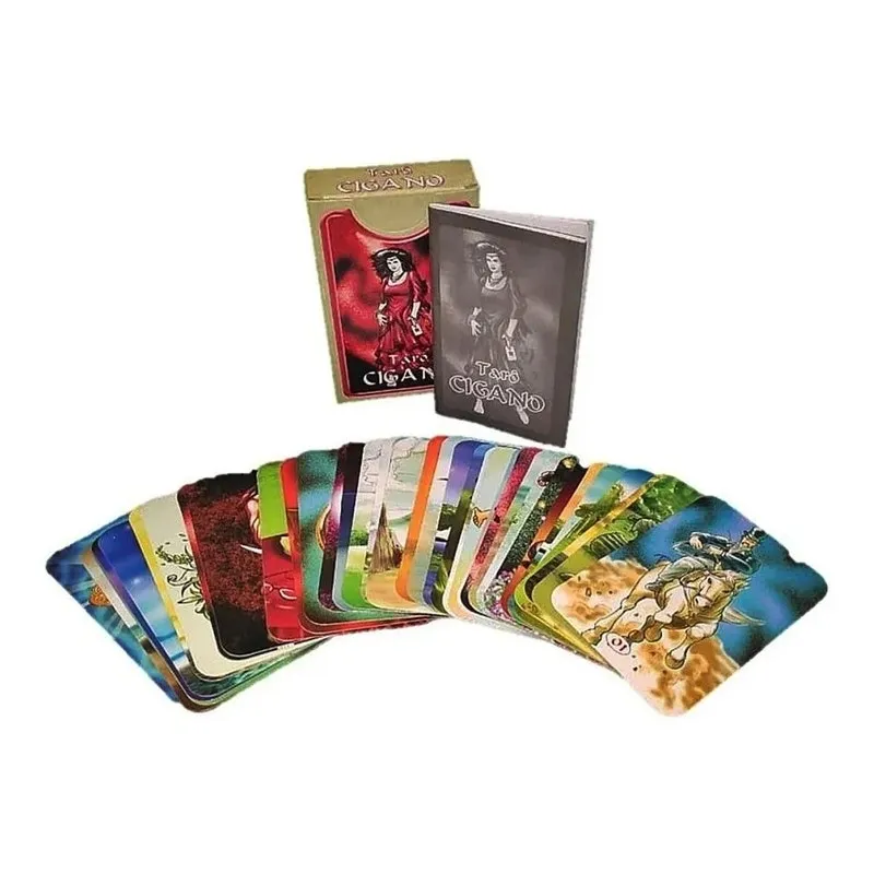 Baralho Taro Cigano 36 Cartas + 1 Livro De Instruções