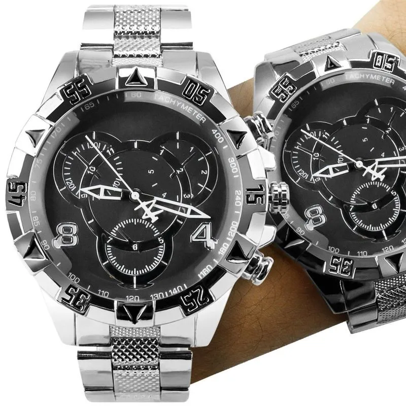 Relogio masculino inox prova dagua premium qualidade + aço masculino prova dagua inox premium relogi