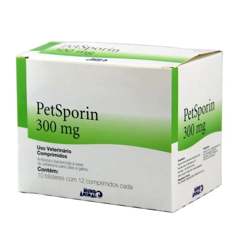 Petsporin 300mg 120 Comprimidos Mundo Animal