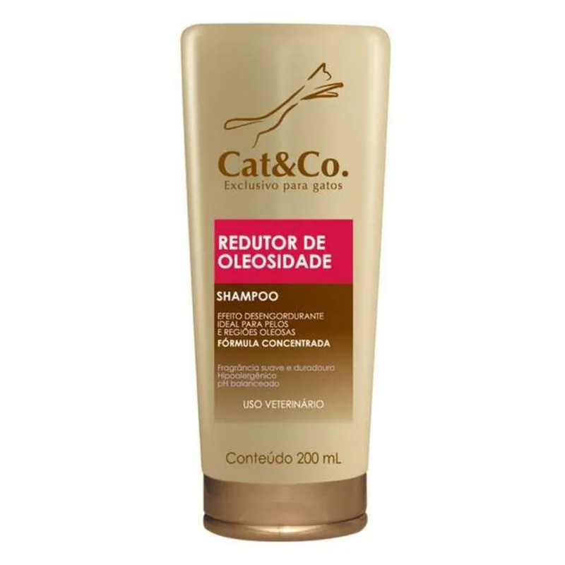 Shampoo Redutor de Oleosidade Cat&Co 200ml