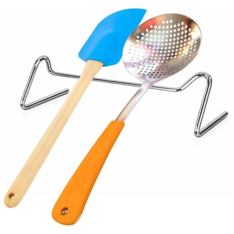 Apoio para Utensílios de Cozinha Descanso de Colher Cromado Passerini