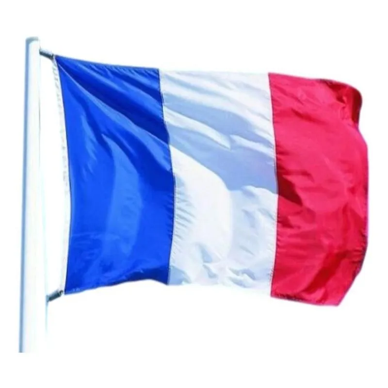 Bandeira Da França 90x128cm Dupla Face Em Poliéster