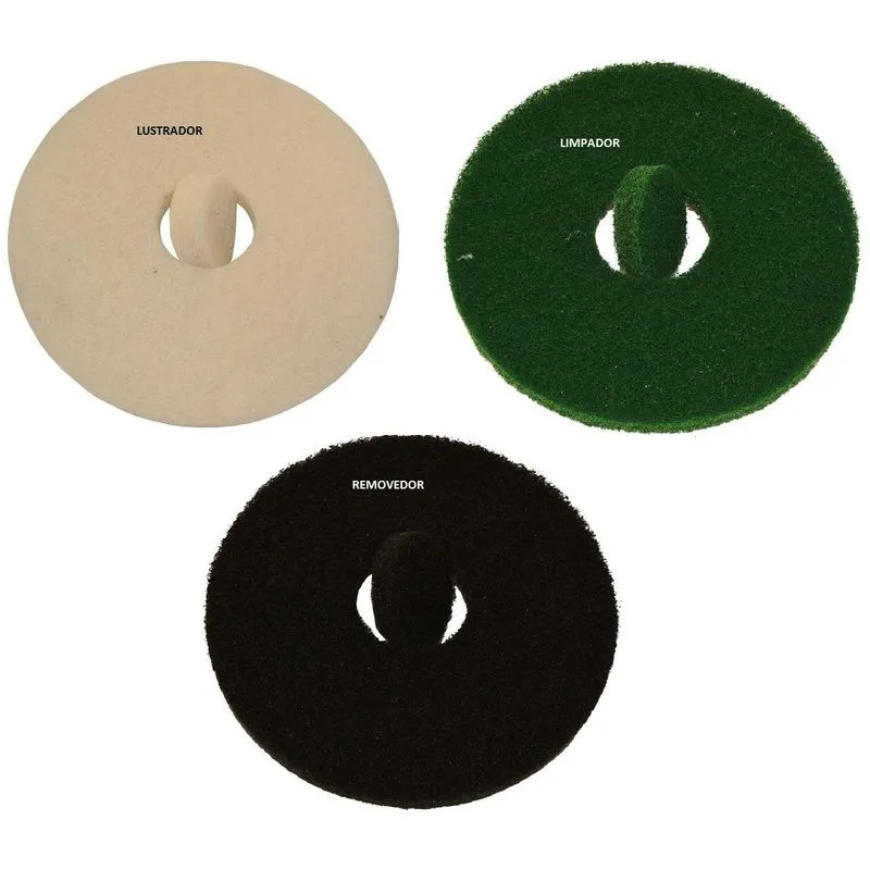 Disco De Limpeza Enceradeira Industrial 30cm Verde Escuro
