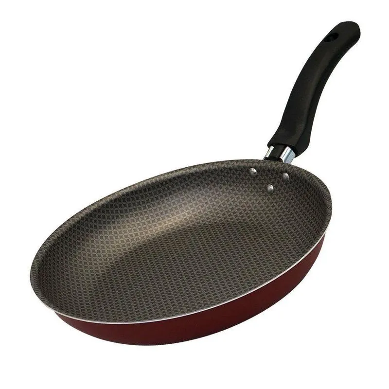 Frigideira Antiaderente Enjoy Francesa 22cm Vermelho Ovos